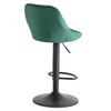 Scaun de Bar Embu, 45x48x83/104 cm, Metal/Catifea, Verde picture - 4