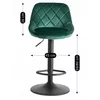 Scaun de Bar Embu, 45x48x83/104 cm, Metal/Catifea, Verde picture - 7