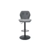 Scaun de Bar Zlin, 42x52x94.5-115.5 cm, Stofa Gri Curio 39 picture - 2