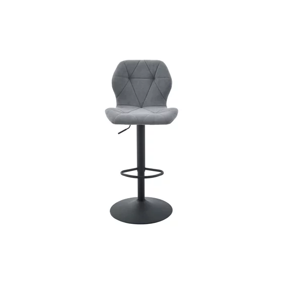 Scaun de Bar Zlin, 42x52x94.5-115.5 cm, Stofa Gri Curio 39 picture - 2