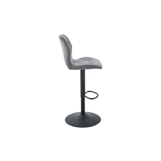 Scaun de Bar Zlin, 42x52x94.5-115.5 cm, Stofa Gri Curio 39 picture - 3