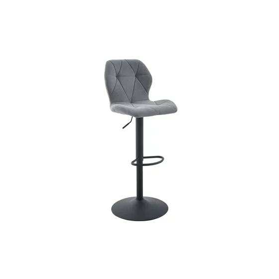 Scaun de Bar Zlin, 42x52x94.5-115.5 cm, Stofa Gri Curio 39 picture - 6