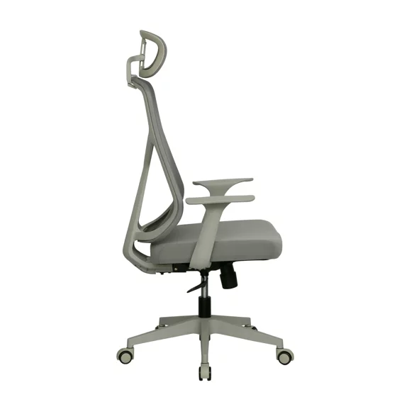 Scaun de Birou Axis, 67.5x69x119-127 CM, Baza Nylon, Mesh Gri picture - 3