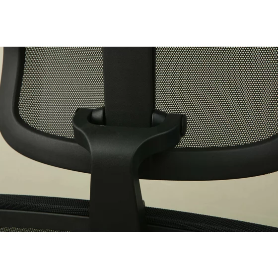 Scaun de Birou Axis, 67.5x69x119-127 CM, Baza Nylon, Mesh Negru picture - 3