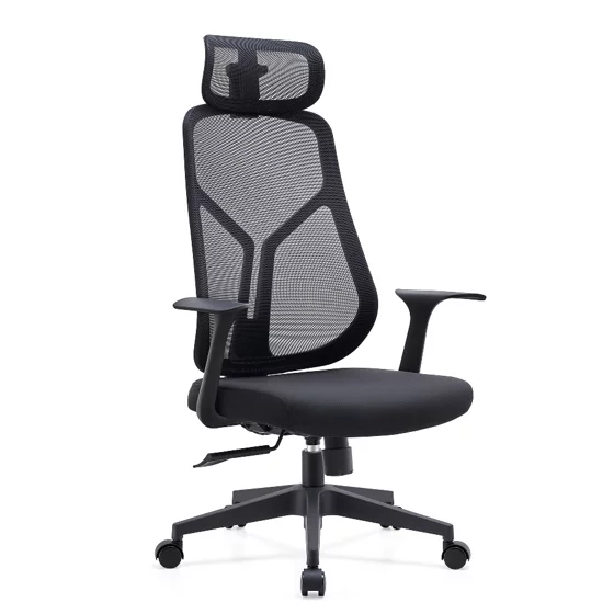 Scaun de Birou Axis, 67.5x69x119-127 CM, Baza Nylon, Mesh Negru picture - 1