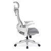 Scaun De Birou Corint, Ergonomic, 50x72x118x134 h cm, Stofa, Gri Deschis picture - 3