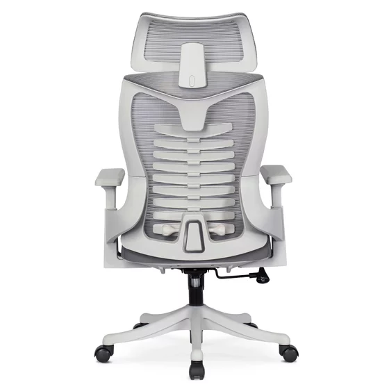 Scaun De Birou Corint, Ergonomic, 50x72x118x134 h cm, Stofa, Gri Deschis picture - 7