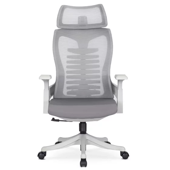 Scaun De Birou Corint, Ergonomic, 50x72x118x134 h cm, Stofa, Gri Deschis picture - 9