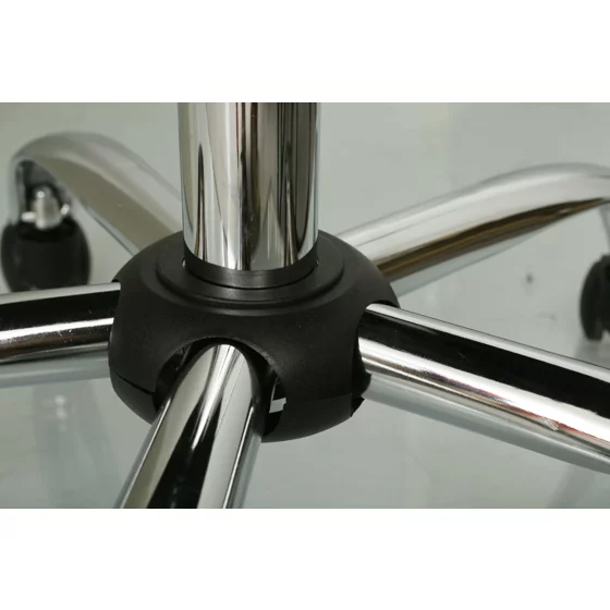 Scaun de Birou Movia, 64x62.5x107-115.5 h CM, Baza metalica, Mesh Negru picture - 5