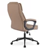 Scaun De Birou Polis, Ergonomic, 72x73x110-125 h cm, Piele Ecologica, Beige picture - 5