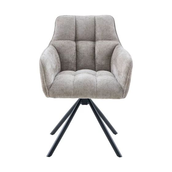 Scaun Eton, 57.5x61x84 h cm, Stofa Beige picture - 2