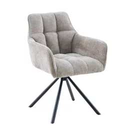 Scaun Eton, 57.5x61x84 h cm, Stofa Beige