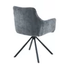 Scaun Eton, 57.5x61x84 h cm, Stofa Gri picture - 4