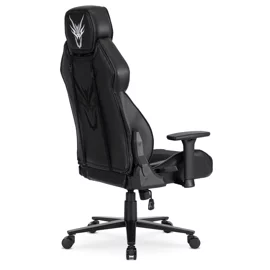 Scaun Gaming Fury, 74x70x125-141 h cm, Negru/Alb