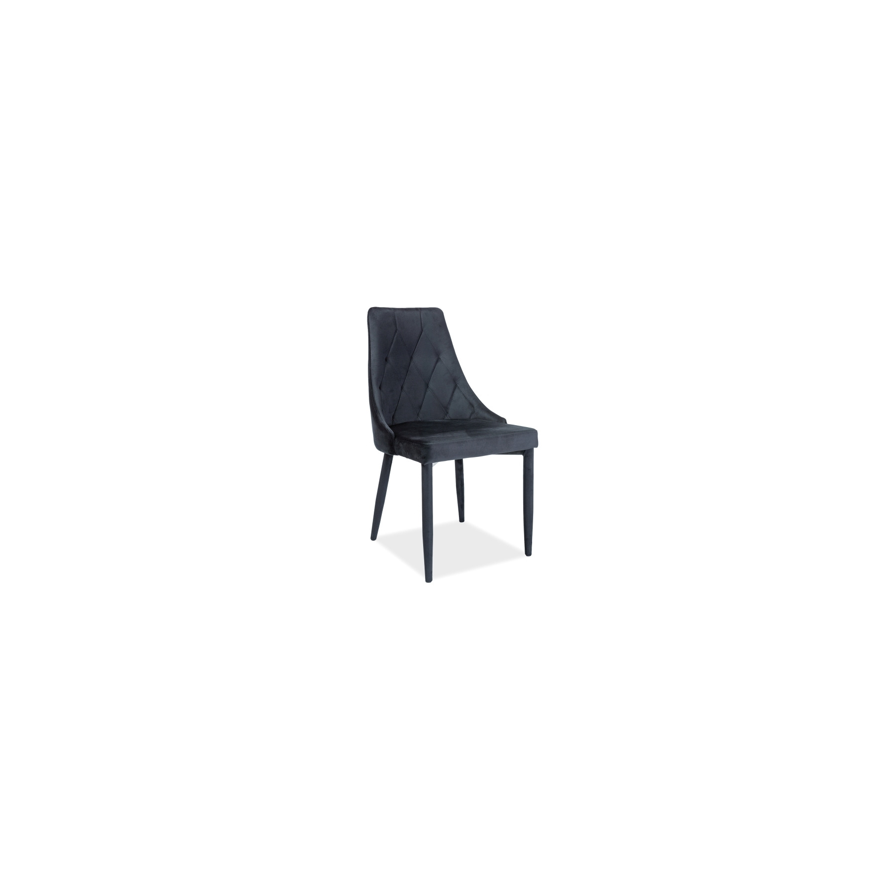 Scaun grima velvet negru