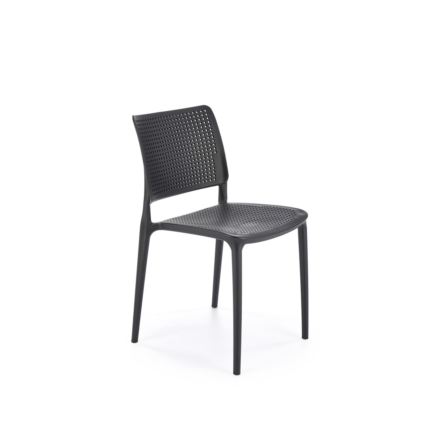 Scaun hadsund 514, polipropilena, 42x55x79 cm, negru