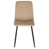 Scaun Iberia, 43x50x90,5 H CM, Structura metalica, Catifea Beige picture - 4