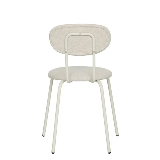 Scaun Jord, 49x45.5x78.5 h cm, Metal/Stofa, Crem picture - 4