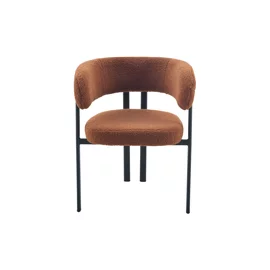 Scaun Kalo, 62x52x72 h cm, Stofa, Caramiziu