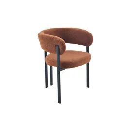 Scaun Kalo, 62x52x72 h cm, Stofa, Caramiziu