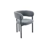 Scaun Kalo, 62x52x72 h cm, Stofa, Gri picture - 2
