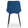 Scaun Kortina, 51.5x55x85 h cm, Catifea, Albastru Marin picture - 6