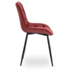 Scaun Kortina, 51.5x55x85 h cm, Catifea Bordo picture - 5