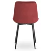 Scaun Kortina, 51.5x55x85 h cm, Catifea Bordo picture - 6
