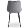 Scaun Kortina, 51.5x55x85 h cm, Catifea Gri picture - 6