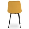 Scaun Kortina, 51.5x55x85 h cm, Catifea, Mustar picture - 6
