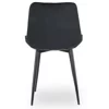 Scaun Kortina, 51.5x55x85 h cm, Catifea, Negru picture - 6