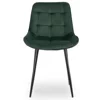Scaun Kortina, 51.5x55x85 h cm, Catifea Verde picture - 3