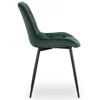 Scaun Kortina, 51.5x55x85 h cm, Catifea Verde picture - 4