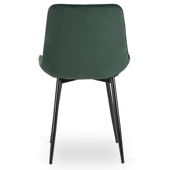 Scaun Kortina, 51.5x55x85 h cm, Catifea Verde picture - 5
