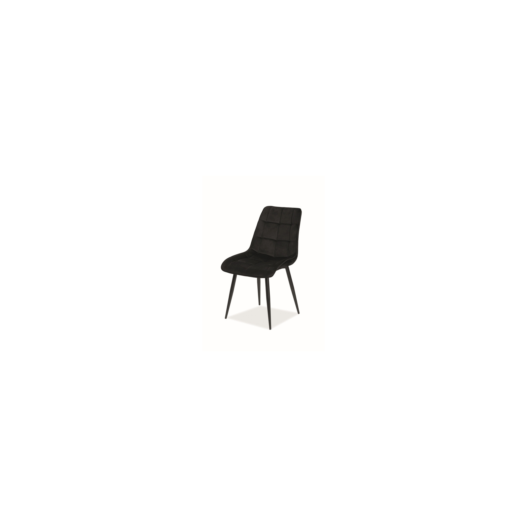 Scaun leon velvet negru