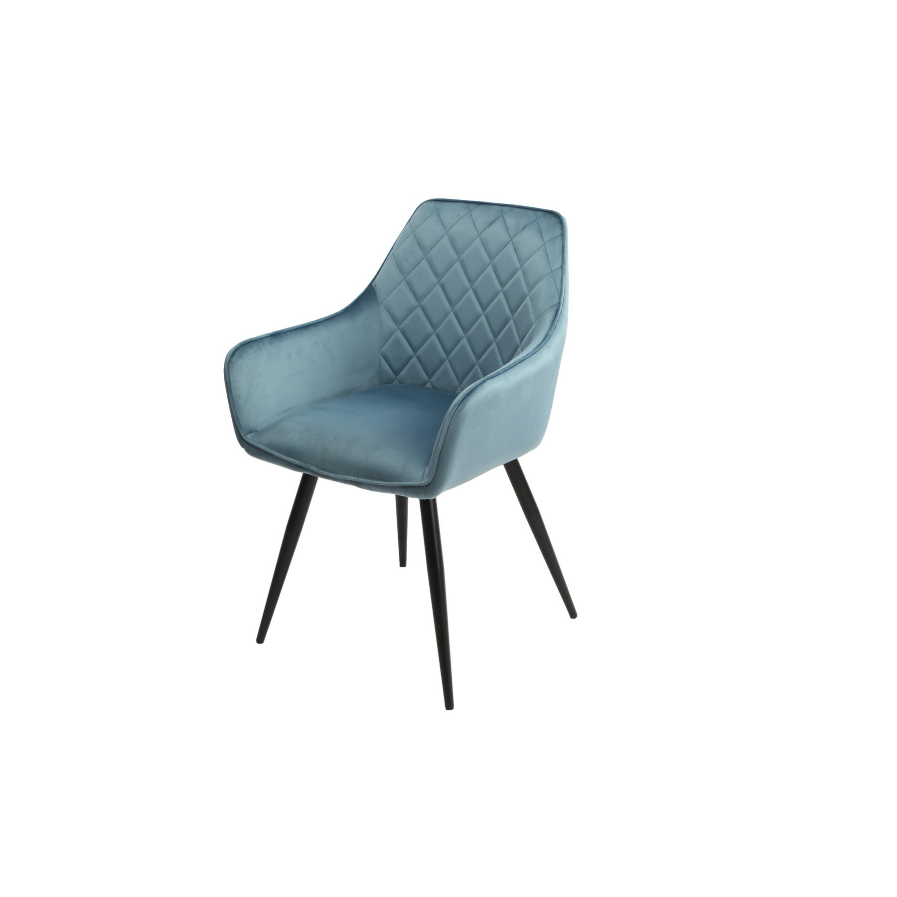 Scaun lisbona, 43x56.5x87 cm, albastru marin
