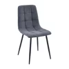 Scaun Madison, 44x39x89 cm, Stofa Brego 18 gri Inchis picture - 1