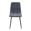 Scaun Madison, 44x39x89 cm, Stofa Brego 18 gri Inchis picture - 2