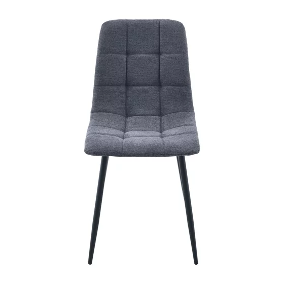 Scaun Madison, 44x39x89 cm, Stofa Brego 18 gri Inchis picture - 2