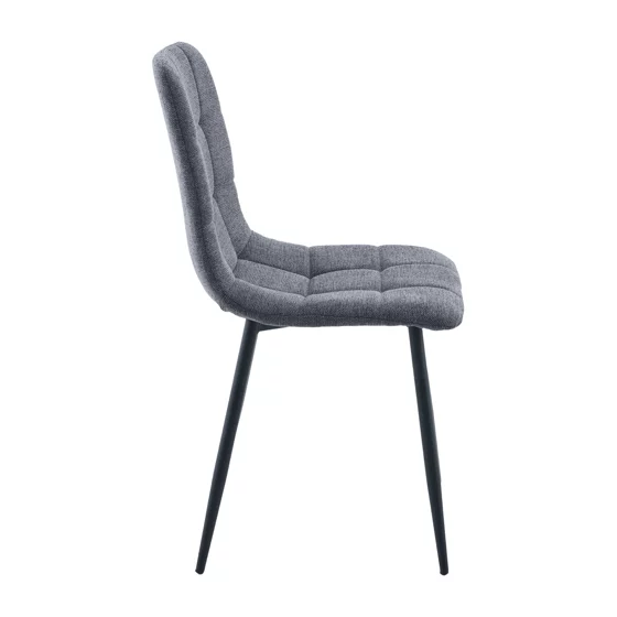 Scaun Madison, 44x39x89 cm, Stofa Brego 18 gri Inchis picture - 3