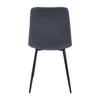 Scaun Madison, 44x39x89 cm, Stofa Brego 18 gri Inchis picture - 5