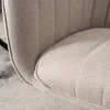 Scaun Makati, 62x52x89 cm, Functie Rotire, Structura Metalica, Stofa, Crem picture - 7