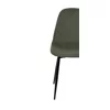 Scaun Marie, 45x52x85 cm, Metal/Stofa Raiata, Negru/Verde picture - 7