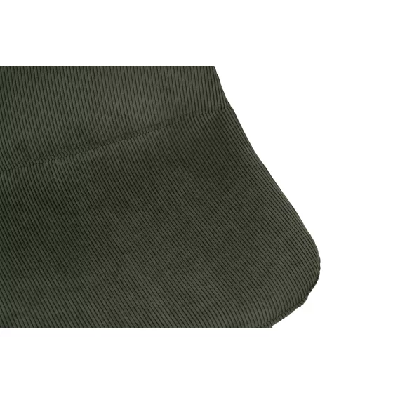 Scaun Marie, 45x52x85 cm, Metal/Stofa Raiata, Negru/Verde picture - 8