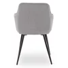 Scaun Maritimo, 57x57x84 cm, Structura Metalica, Stofa Gri picture - 4