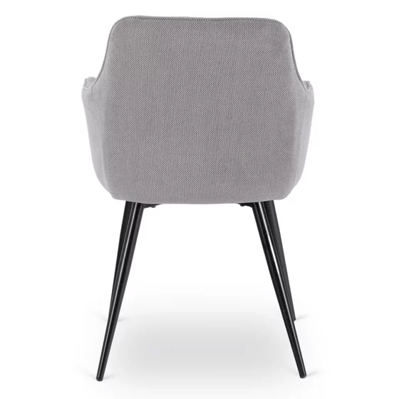 Scaun Maritimo, 57x57x84 cm, Structura Metalica, Stofa Gri picture - 4