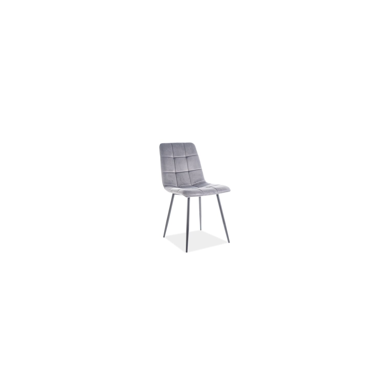 Scaun mila velvet gri