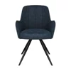 Scaun MontBlanc, 57x63x87 cm, Stofa Albastra picture - 2