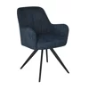 Scaun MontBlanc, 57x63x87 cm, Stofa Albastra picture - 1