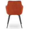 Scaun Narnia, 56x50x85 cm, Structura Metalica, Stofa Caramizie picture - 7